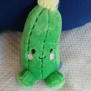 Green Stuffed Cucumber Toy
